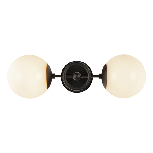 Alora Lighting Alan Pepin Fiore Matte Black Bathroom Light