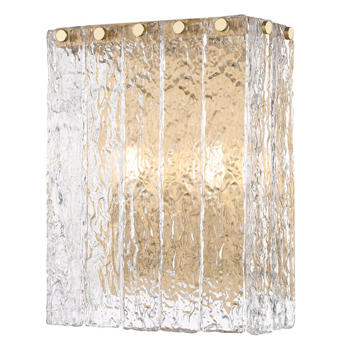 Z-Lite Glacier Modern Gold Sconce