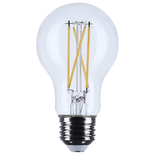 Satco Lighting 5W A19 3500K E26 Base Clear LED Light Bulb by Satco Lighting S12468