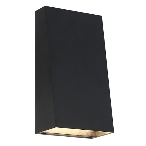 Matteo Lighting Dakota Matte Black LED Outdoor Wall Light