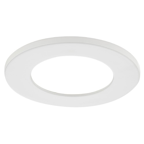 Recesso Lighting by Dolan Designs Recesso Lighting 2 Inch White Trim Ring For Recessed Lighting RL02-FLTR-WH