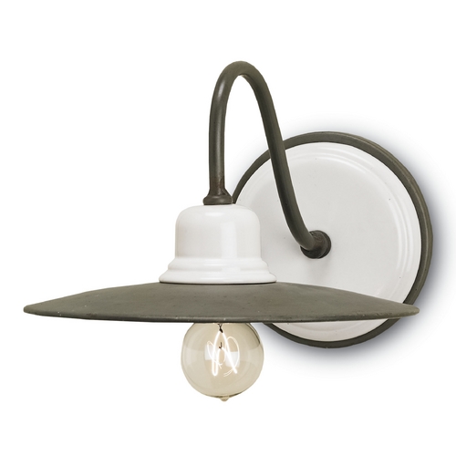 Currey and Company Lighting Hiroshi / White Sconce