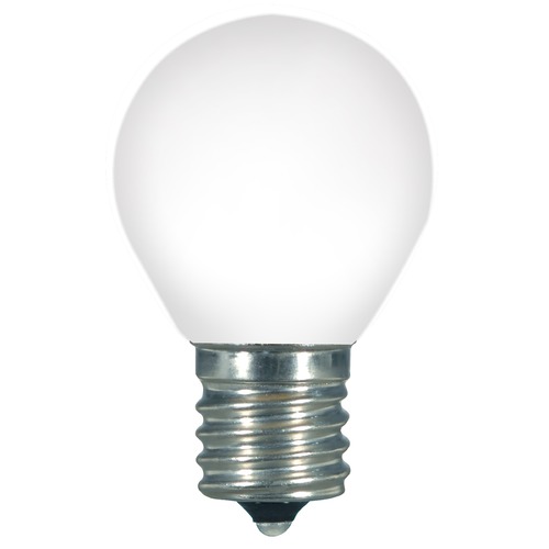 1W LED S11 White 2700K 35 Lumens Intermediate Base 120V Carded by Satco Lighting