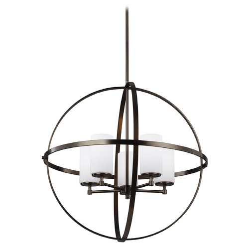 Generation Lighting Alturas 5-Light Brushed Oil-Rubbed Bronze Chandelier by Generation Lighting 3124605-778