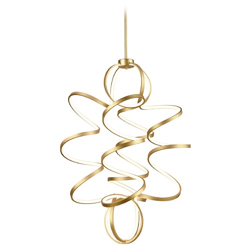 Kuzco Lighting Synergy Antique Brass LED Chandelier by Kuzco Lighting CH93941-AN