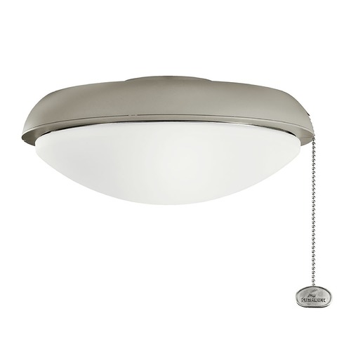 LED Slim Profile Fan Light Kit in Antique Satin Silver by Kichler Lighting