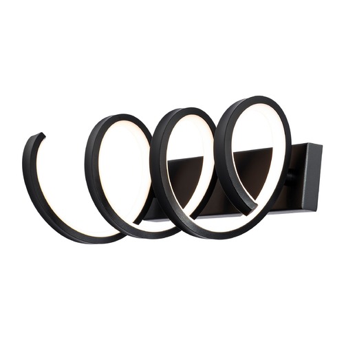 Marques 20-Inch LED Vanity Light in Black 3000K by WAC Lighting