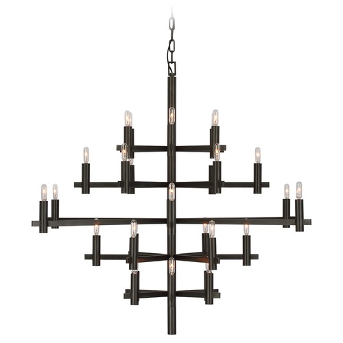 Visual Comfort Signature Collection Chapman & Myers Sonnet Large Chandelier in Bronze by Visual Comfort Signature CHC5632BZ