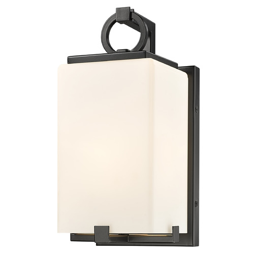 Sana Black Outdoor Wall Light by Z-Lite