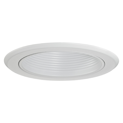 Recesso Lighting by Dolan Designs White Baffle Trim for 5-Inch Recessed Housings T503W-WH