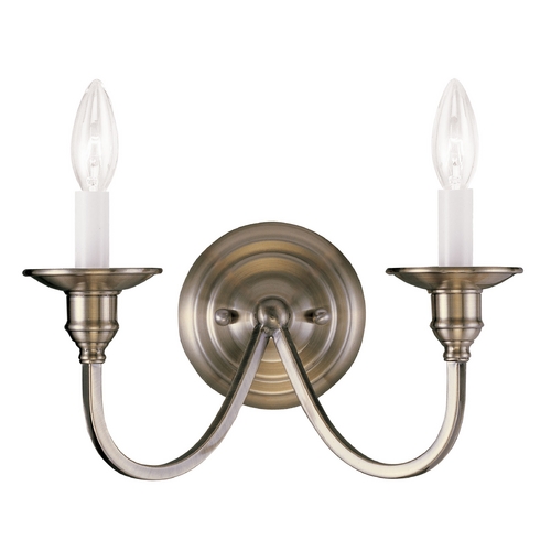 Livex Lighting Livex Lighting Cranford Antique Brass Sconce 5142-01