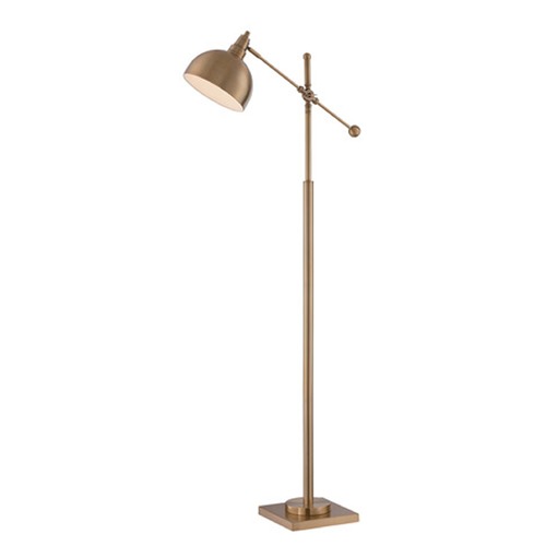 Cupola Brushed Brass Swing Arm Lamp by Lite Source Lighting