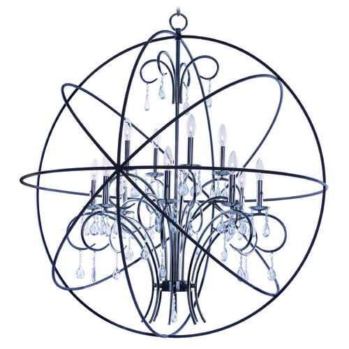 Orbit Anthracite & Polished Nickel Pendant by Maxim Lighting