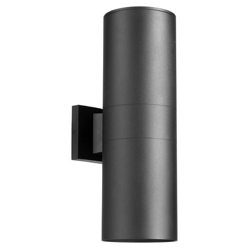 Cylinder Noir Outdoor Wall Light by Quorum Lighting