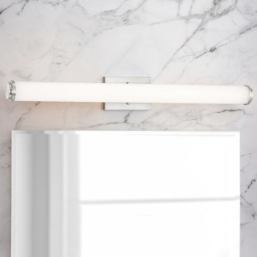 Progress Lighting Phase 1.1 LED Brushed Nickel Bathroom Light 3000K by Progress Lighting P300224-009-30