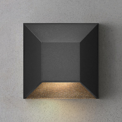 Nuvi 3-Inch 12V LED Deck Sconce in Black by Hinkley Lighting