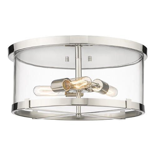Callista Polished Nickel Flush Mount by Z-Lite