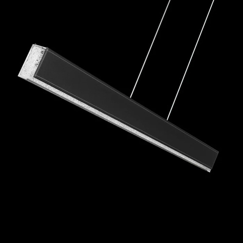 Mystique 42-Inch LED Linear Pendant in Black by Schonbek Beyond