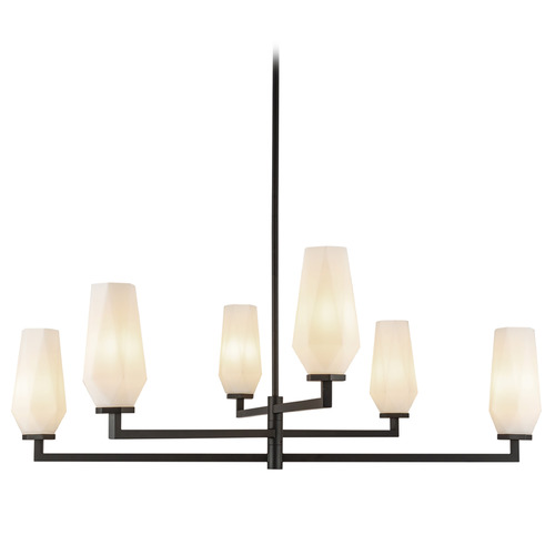 Alora Lighting Alora Lighting Alan Pepin Krysta Matte Black Chandelier CH424135MBOP