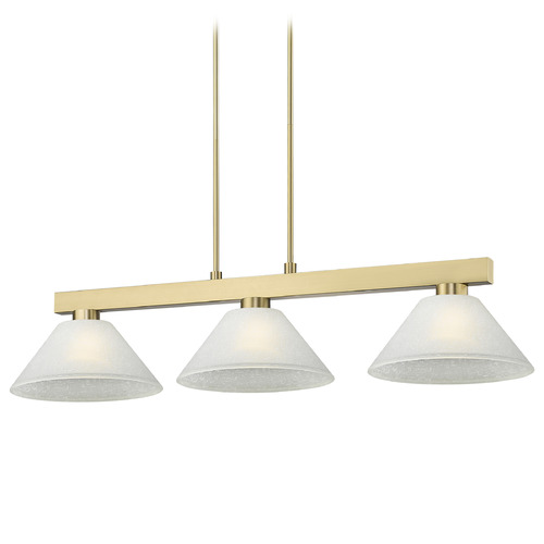 Z-Lite Cobalt Modern Gold Billiard Light with Conical Shade