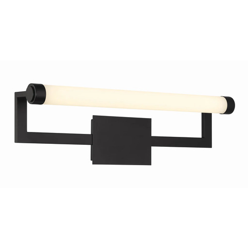 Crystorama Lighting Clinton 26.25-Inch LED Bath Bar in Matte Black by Crystorama Lighting CLT-7201-MK