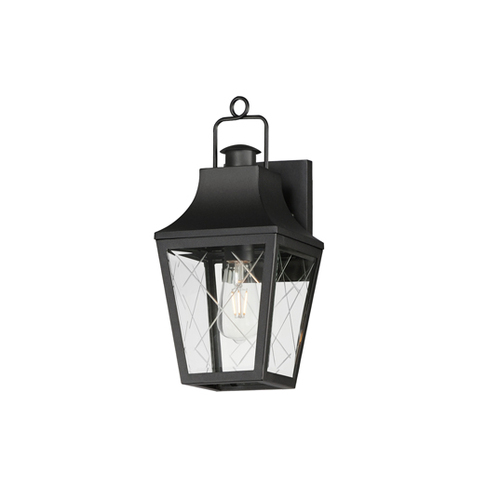 Storybook 14.75-Inch Outdoor Wall Light in Black by Maxim Lighting