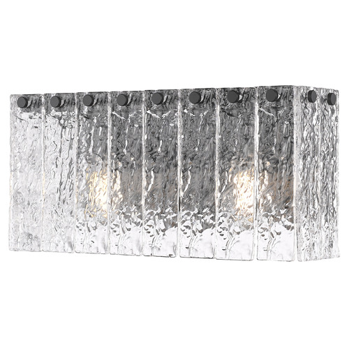 Z-Lite Glacier Matte Black Bathroom Light