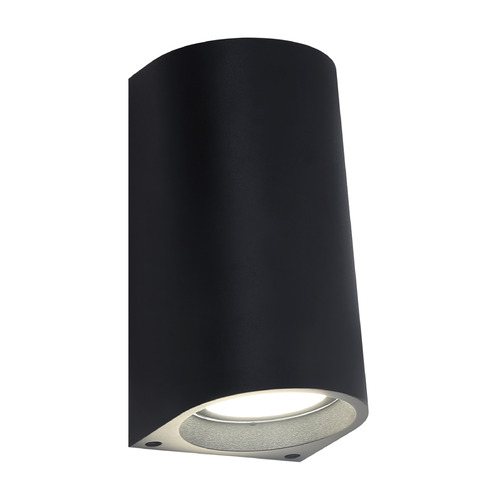 Matteo Lighting Dani Matte Black LED Outdoor Wall Light
