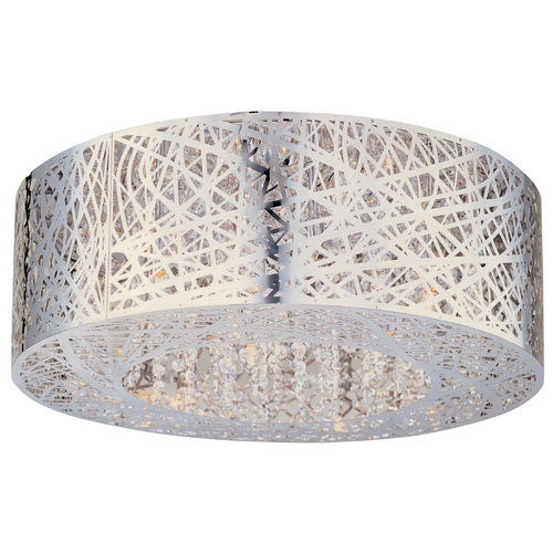 Inca 23.50-Inch Flush Mount in Polished Chrome by ET2 Lighting