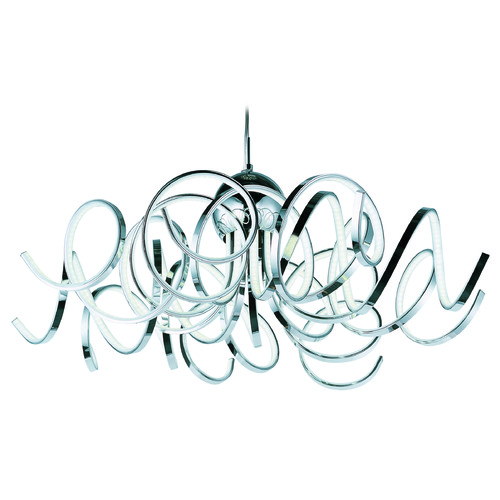 ET2 Lighting Chaos LED Pendant in Polished Chrome by ET2 Lighting E21415-PC