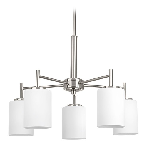 Replay Chandelier in Brushed Nickel by Progress Lighting