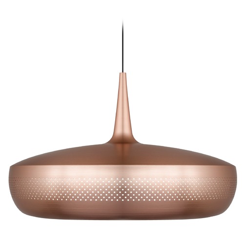 UMAGE UMAGE Brushed Copper / Black Pendant Light with Brushed Copper Metal Shade 2098_4008