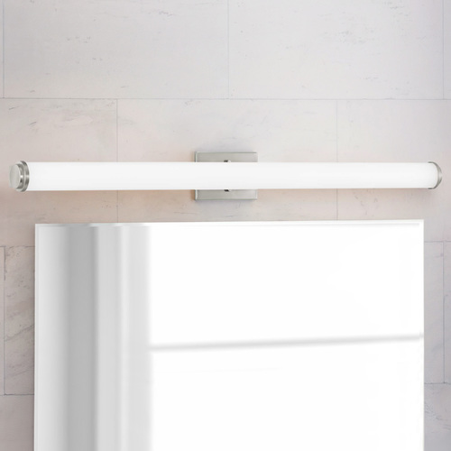 Progress Lighting Phase 1.1 LED Brushed Nickel Bathroom Light 3000K by Progress Lighting P300225-009-30