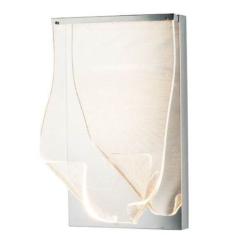 ET2 Lighting Rinkle LED Wall Sconce in Polished Chrome by ET2 Lighting E24871-133PC