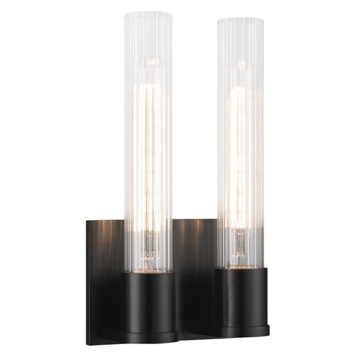 Matteo Lighting Lyndon Oxidized Black Sconce by Matteo Lighting S08502OB