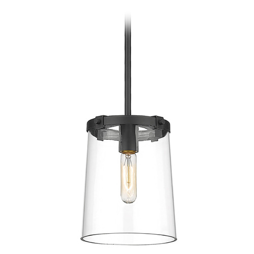 Z-Lite Callista Matte Black Mini Pendant by Z-Lite 3032MP-MB