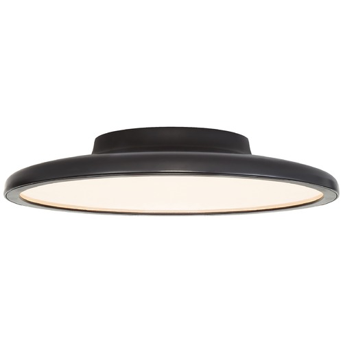 Visual Comfort Signature Collection Peter Bristol Dot 13-Inch Flush Mount in Matte Black by Visual Comfort Signature PB4000MBK