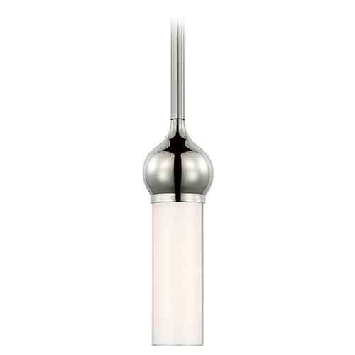 Visual Comfort Signature Collection Thomas OBrien Jeffery Pendant in Nickel by Visual Comfort Signature TOB5778PN-WG