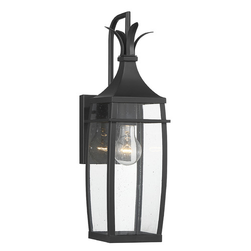 Montpelier 18.50-Inch Outdoor Wall Light in Matte Black by Savoy House