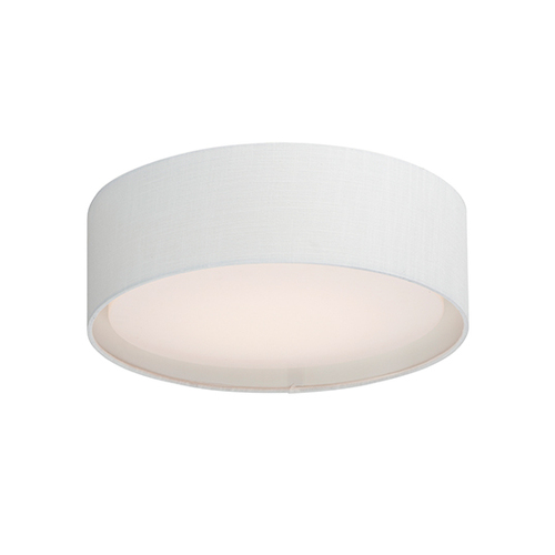 Prime 16-Inch Hi-Lo Dim LED Flush Mount in White by Maxim Lighting