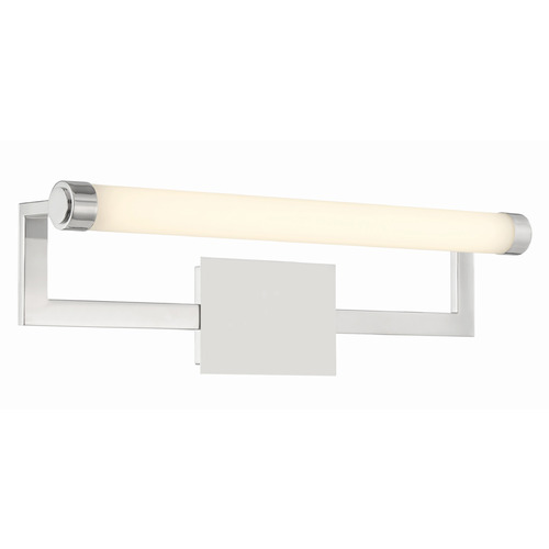 Crystorama Lighting Clinton Polished Nickel LED Bathroom Light