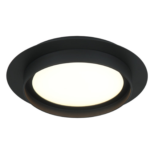 Matteo Lighting Iris Matte Black LED Flushmount Light