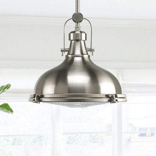 Progress Lighting Coastal Pendant in Brushed Nickel by Progress Lighting P5188-09