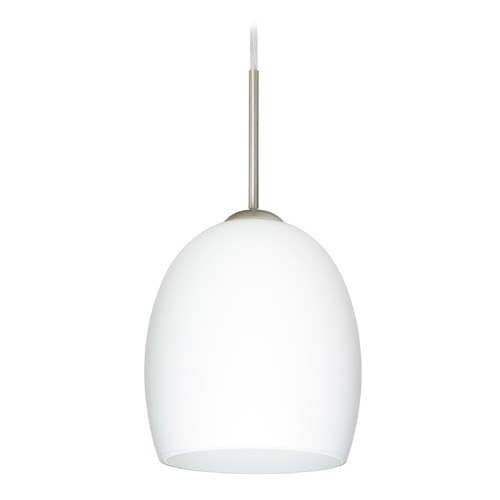 Besa Lighting Lucia Satin Nickel LED Mini-Pendant Light