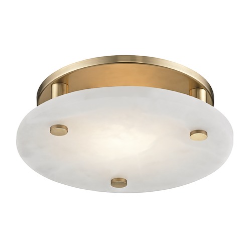 Croton Aged Brass LED Flush Mount by Hudson Valley Lighting