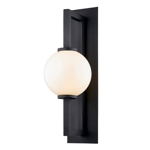 Troy Lighting Darwin Textured Black Outdoor Wall Light by Troy Lighting B7322