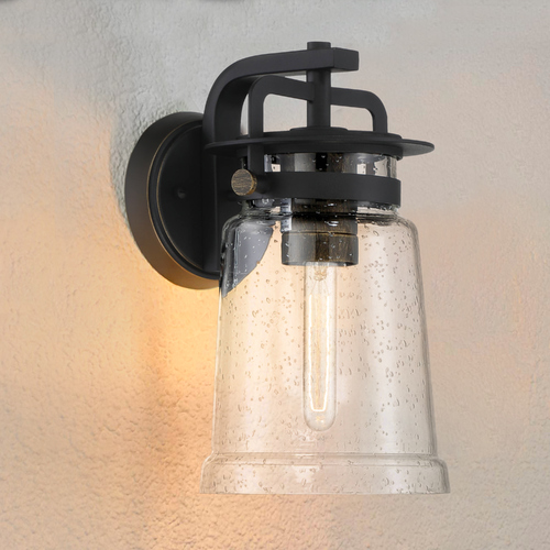 Maribel Heights Sand Coal with Gold Highlights Outdoor Wall Light by Minka Lavery