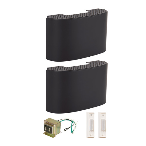 Chimes Flat Black Doorbell Chime by Craftmade Lighting