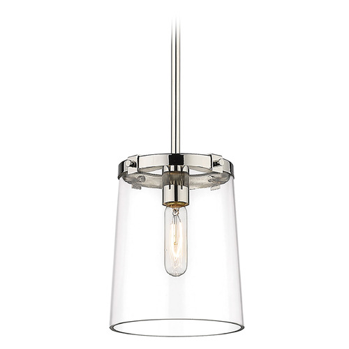 Callista Polished Nickel Mini Pendant by Z-Lite