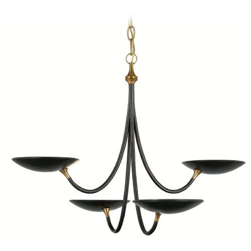 Thomas OBrien Keira Chandelier in Bronze & Brass by VC Signature
